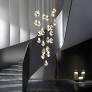 Kingsley Span Glass Spiral Chandelier — gallery image 6