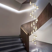 Kingsley Span Glass Spiral Chandelier — gallery image 10