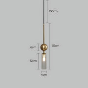 Riverton Span Glass Pendant Light — gallery image 6