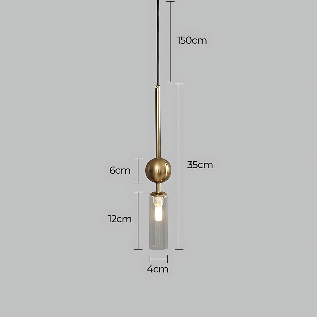 Riverton Span Glass Pendant Light — gallery image 6
