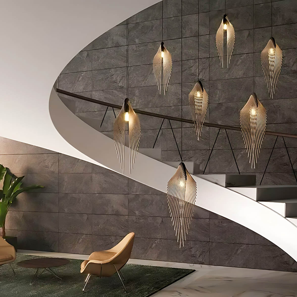 Fielding Span Aluminum Pendant Light — gallery image 4