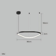 Brookfield Span Acrylic Pebble Chandelier — gallery image 18