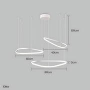 Brookfield Span Acrylic Pebble Chandelier — gallery image 19