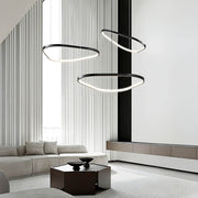 Brookfield Span Acrylic Pebble Chandelier — gallery image 4