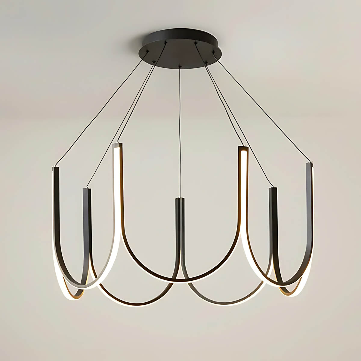 Wildwood Span Acrylic Chandelier — gallery image 10
