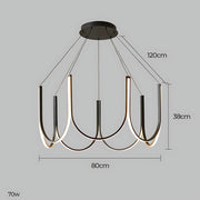 Wildwood Span Acrylic Chandelier — gallery image 15