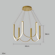 Wildwood Span Acrylic Chandelier — gallery image 13