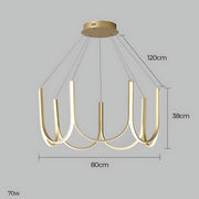 Wildwood Span Acrylic Chandelier — gallery image 14