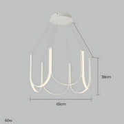 Wildwood Span Acrylic Chandelier — gallery image 16