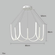 Wildwood Span Acrylic Chandelier — gallery image 12