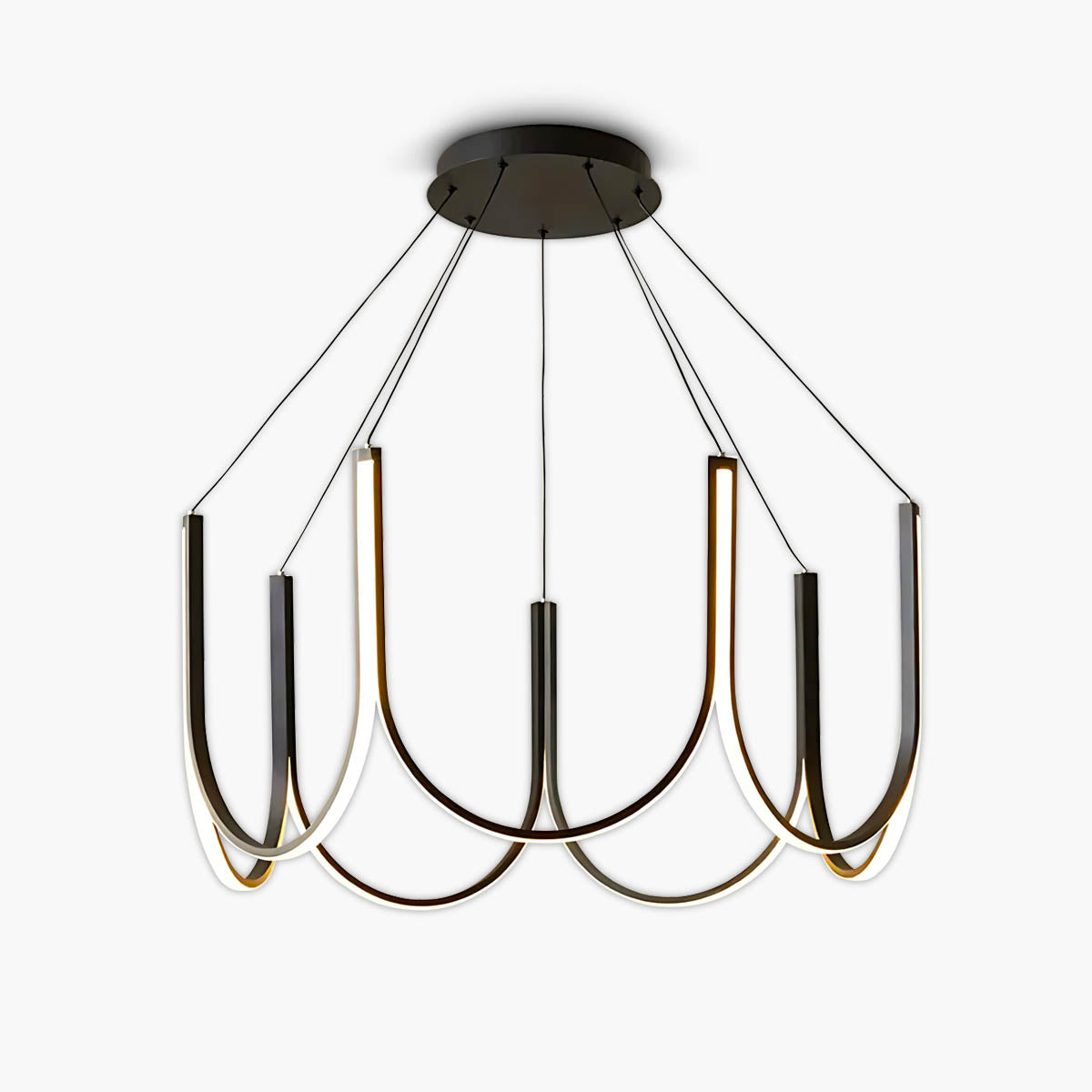Wildwood Span Acrylic Chandelier — gallery image 1