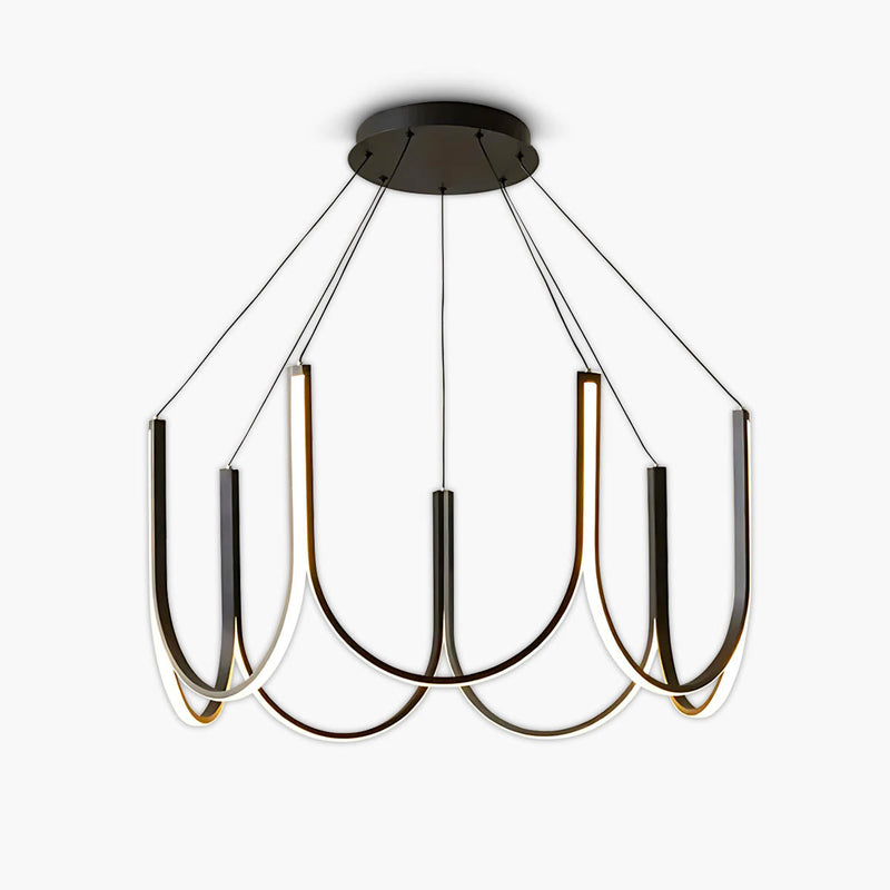 Wildwood Span Acrylic Chandelier — gallery image 1