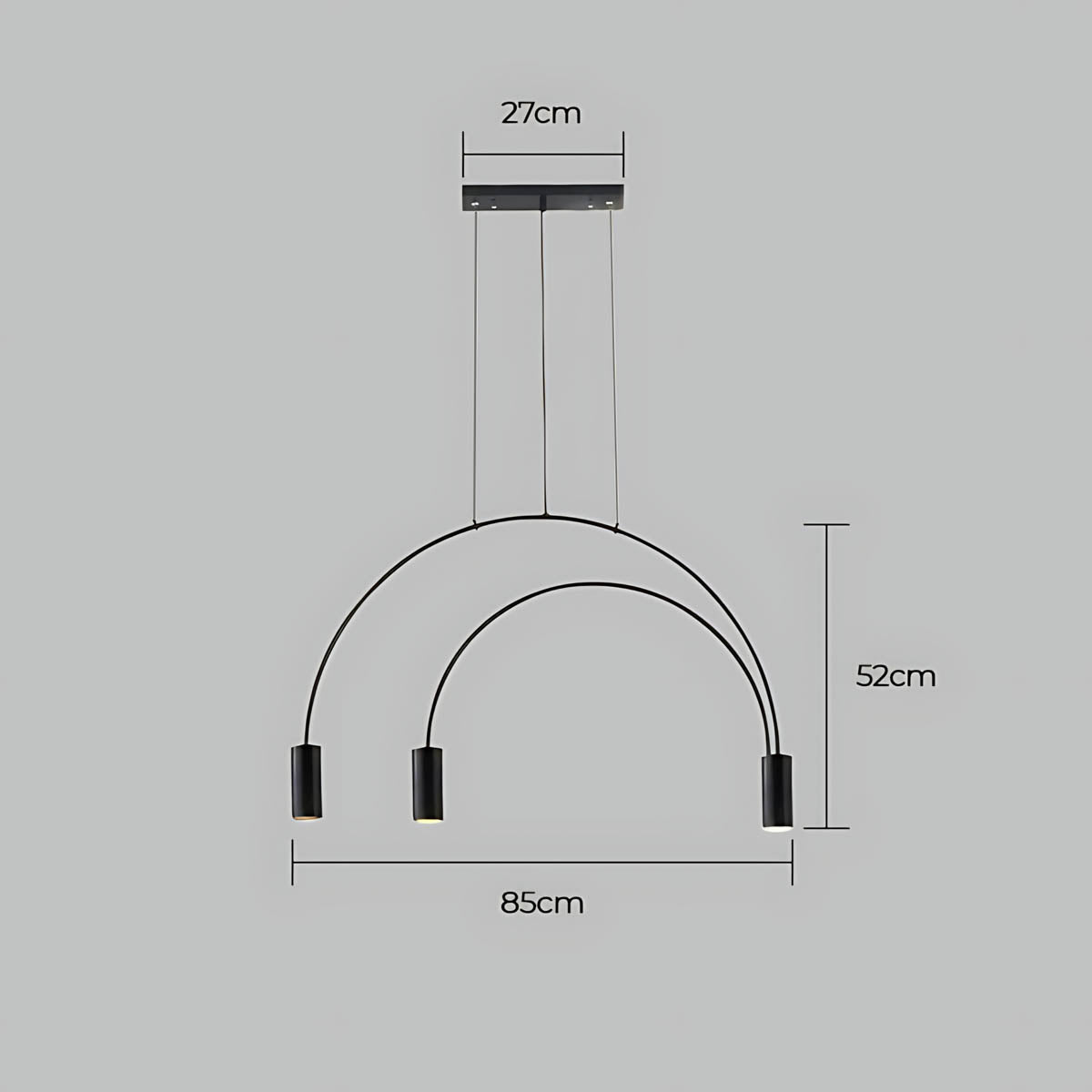 Eastmere Span Acrylic Linear Chandelier — gallery image 17