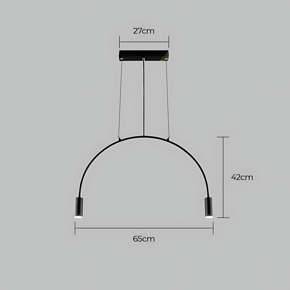 Eastmere Span Acrylic Linear Chandelier — gallery image 15