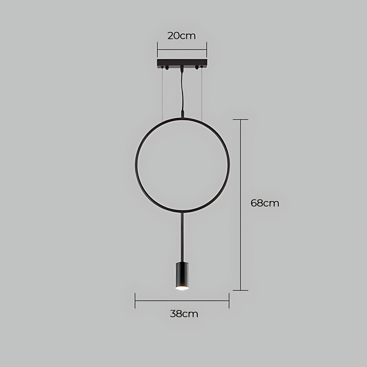 Eastmere Span Acrylic Linear Chandelier — gallery image 12