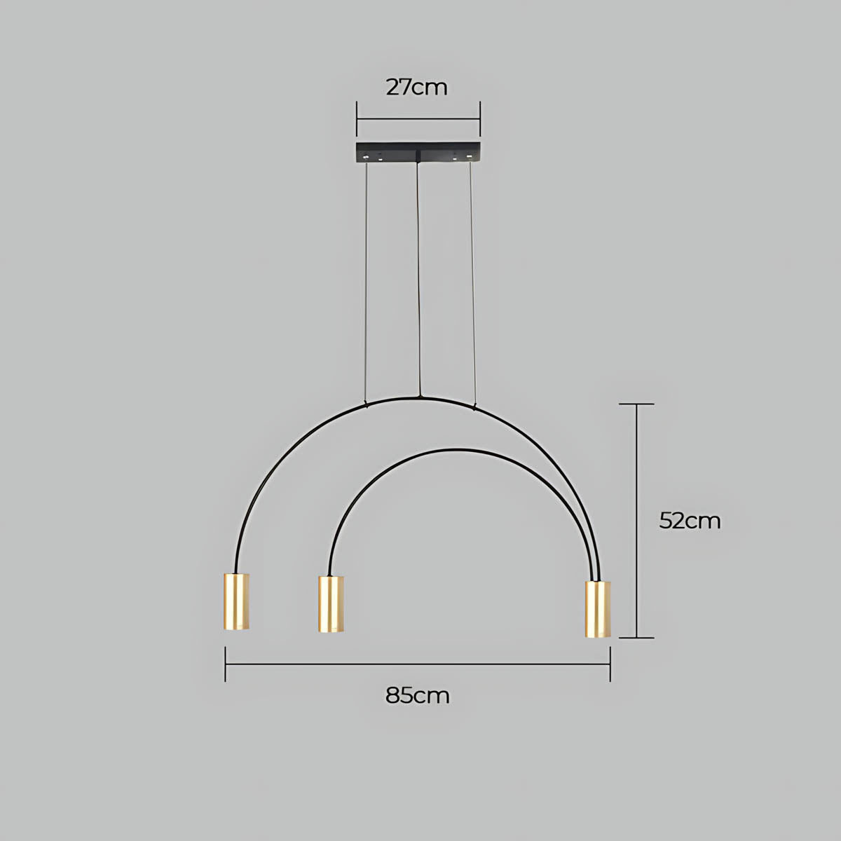 Eastmere Span Acrylic Linear Chandelier — gallery image 18