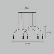 Eastmere Span Acrylic Linear Chandelier — gallery image 24