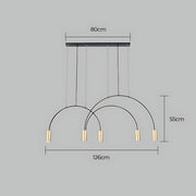 Eastmere Span Acrylic Linear Chandelier — gallery image 23