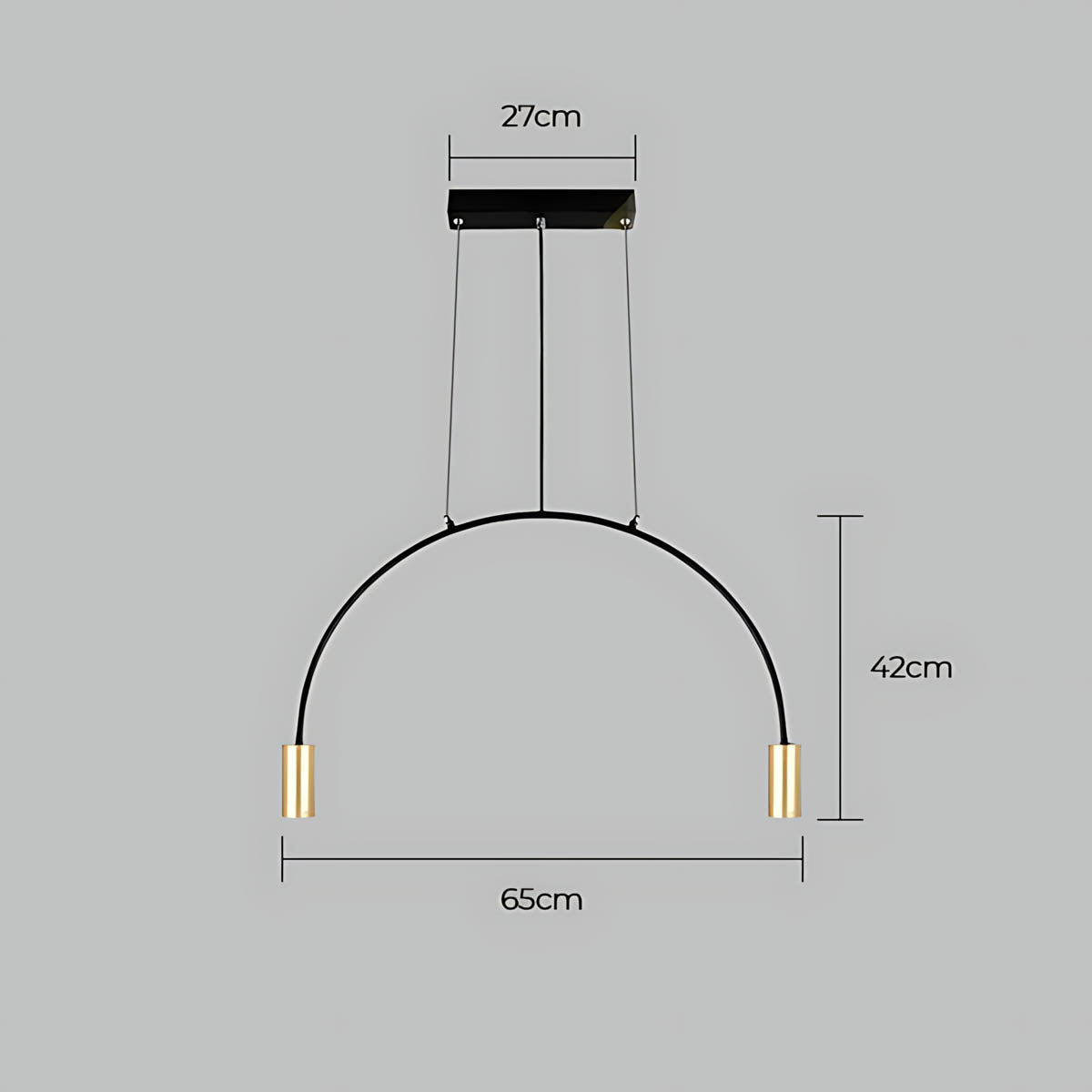 Eastmere Span Acrylic Linear Chandelier — gallery image 16