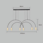 Eastmere Span Acrylic Linear Chandelier — gallery image 22