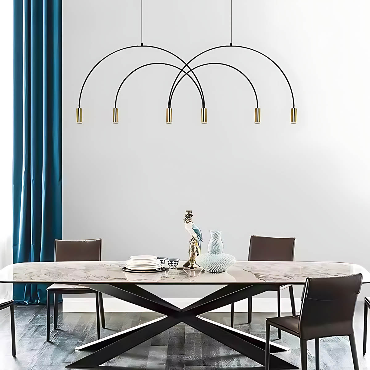 Eastmere Span Acrylic Linear Chandelier — gallery image 7
