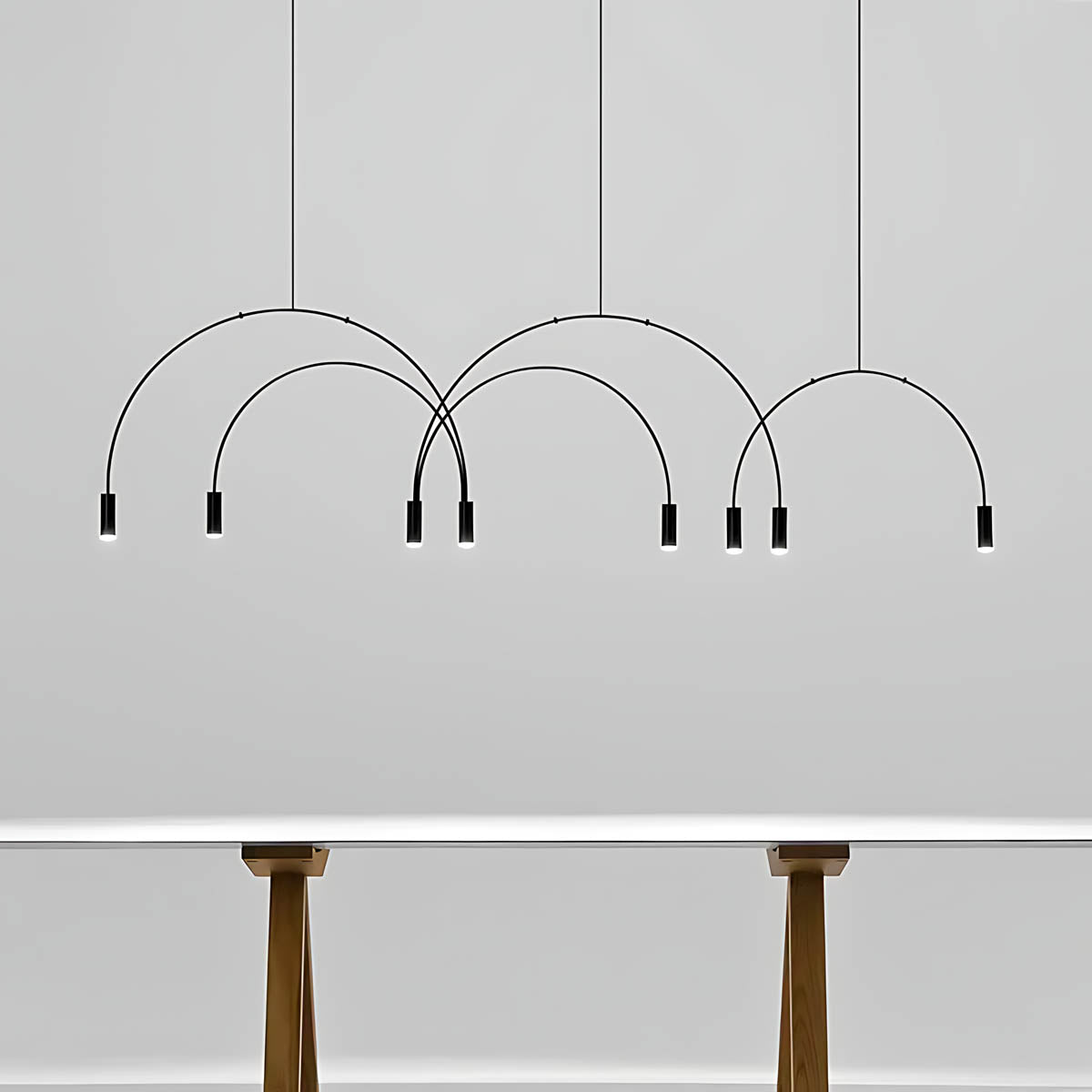 Eastmere Span Acrylic Linear Chandelier — gallery image 9