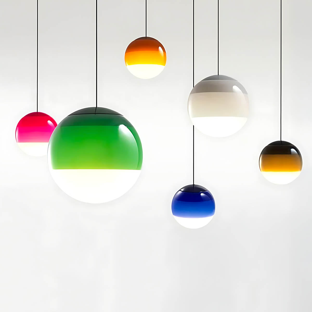 
Northwick Span Glass Ribbed Pendant Light — photo 10