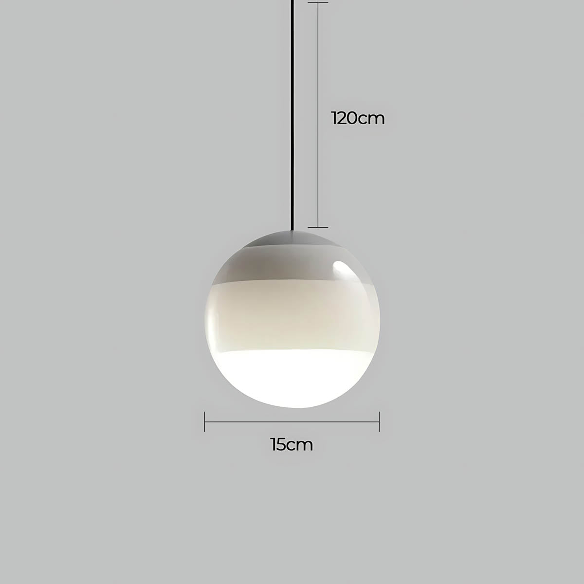 
Northwick Span Glass Ribbed Pendant Light — photo 12