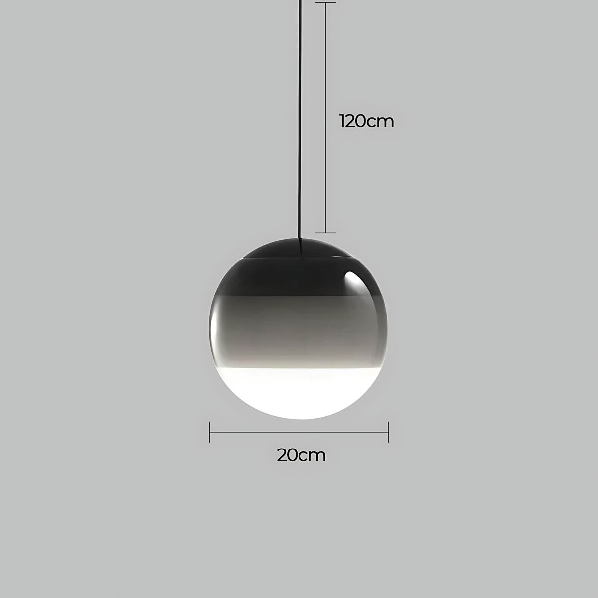
Northwick Span Glass Ribbed Pendant Light — photo 13