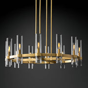Westcott Span Glass Linear Chandelier — gallery image 14
