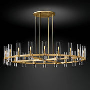 Westcott Span Glass Linear Chandelier — gallery image 8