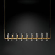 Westcott Span Glass Linear Chandelier — gallery image 13