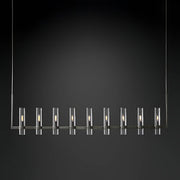 Westcott Span Glass Linear Chandelier — gallery image 11