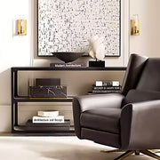 Alderwood Span Glass Linear Wall Sconce — gallery image 3