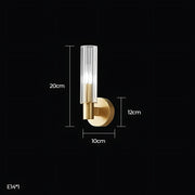 Alderwood Span Glass Linear Wall Sconce — gallery image 6