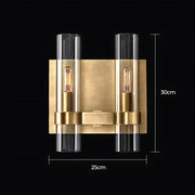 Alderwood Span Glass Linear Wall Sconce — gallery image 8