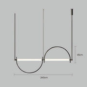 Briarley Span Linear Chandelier — gallery image 4