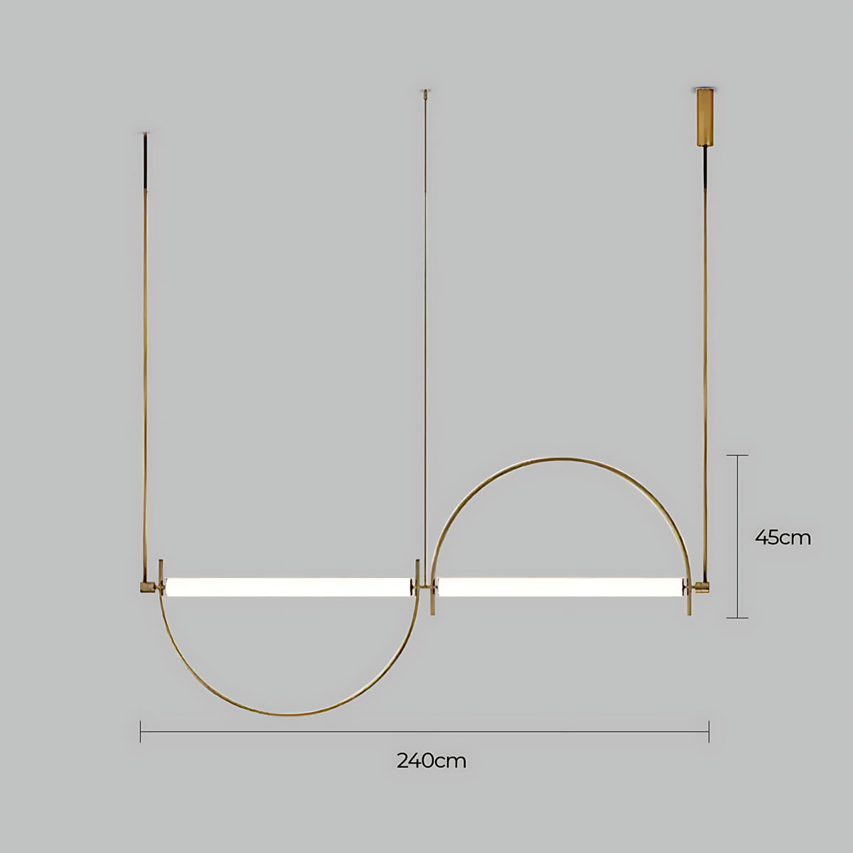 Briarley Span Linear Chandelier — gallery image 5
