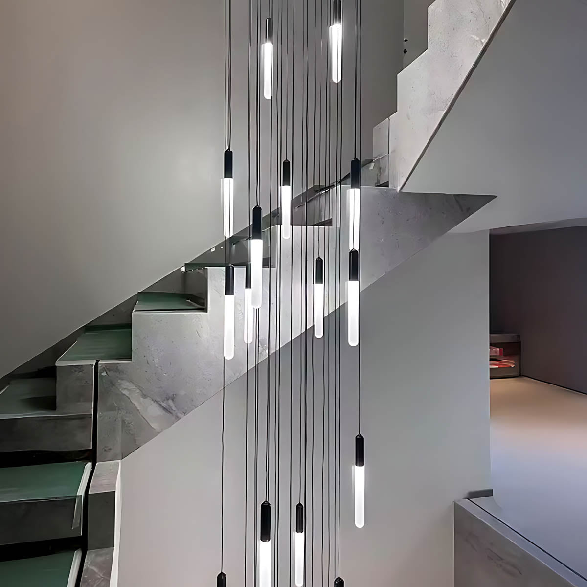 Cranford Span Aluminum Chandelier — gallery image 8