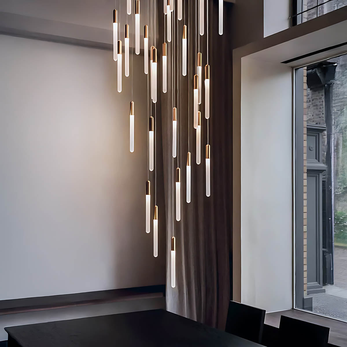 Cranford Span Aluminum Chandelier — gallery image 12