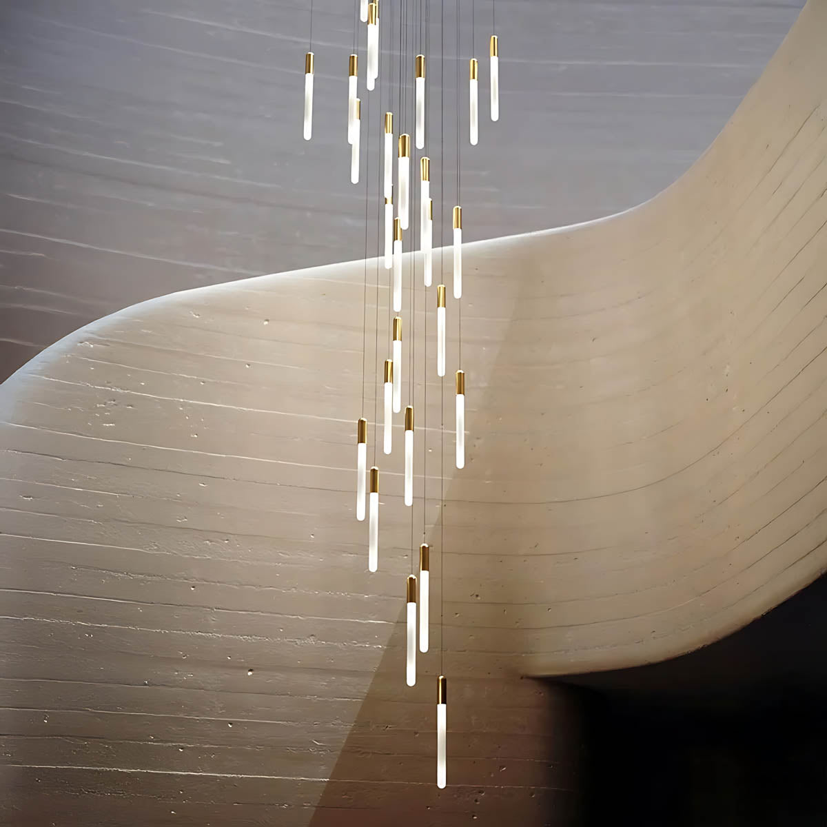 Cranford Span Aluminum Chandelier — gallery image 2
