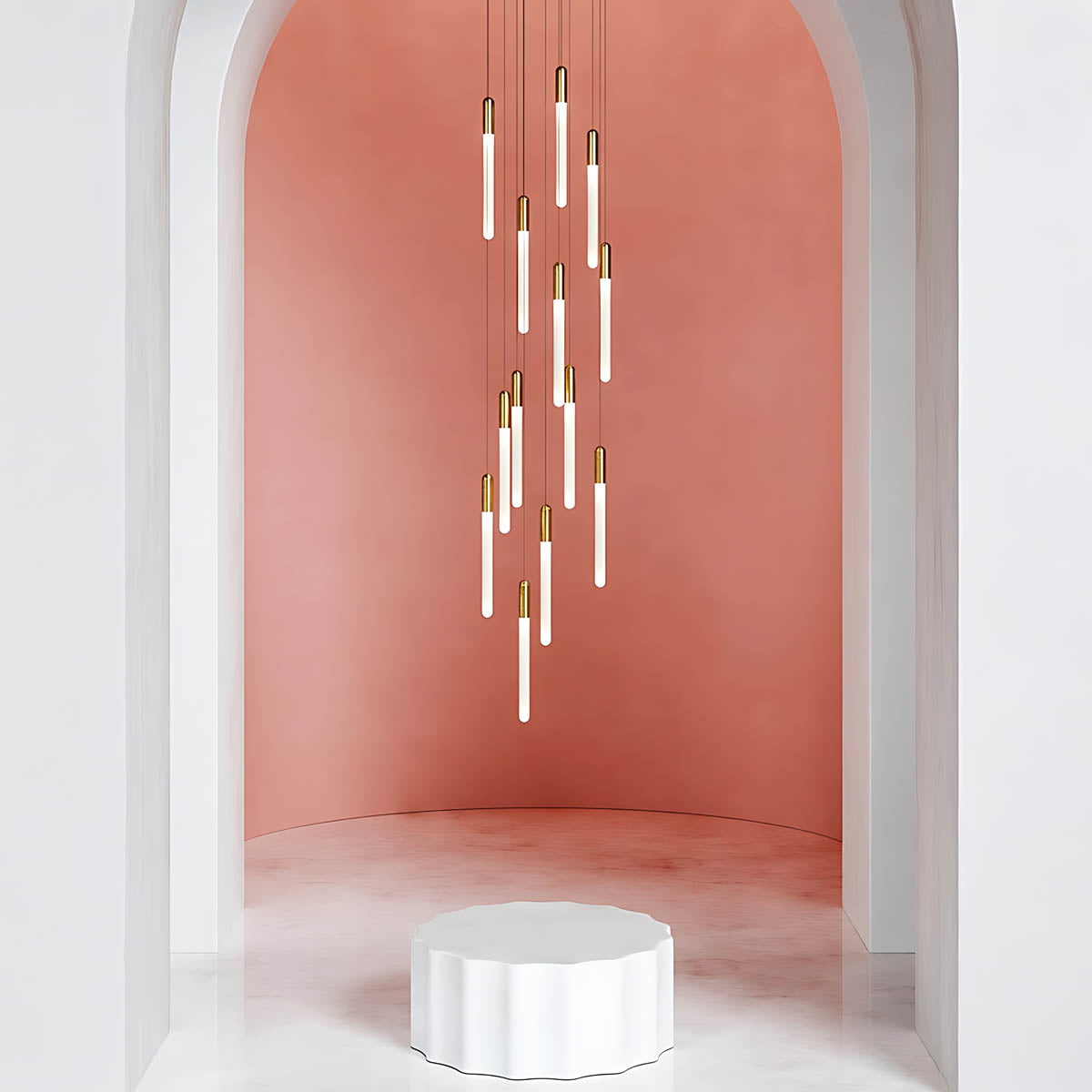 Cranford Span Aluminum Chandelier — gallery image 10