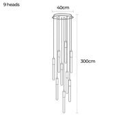 Cranford Span Aluminum Chandelier — gallery image 24