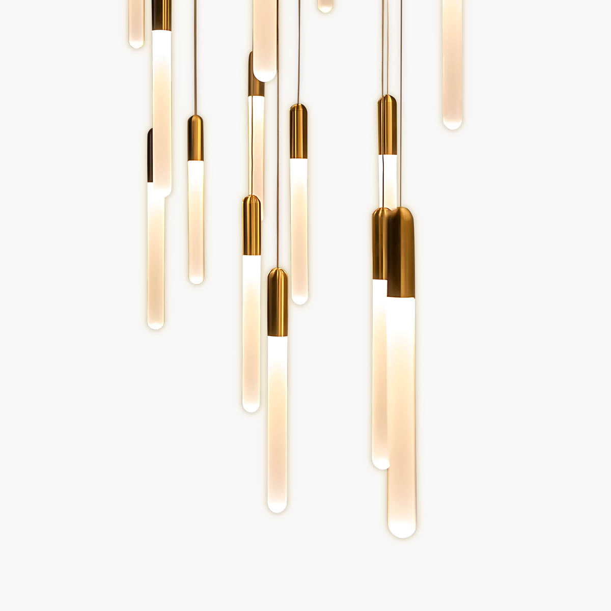 Cranford Span Aluminum Chandelier — gallery image 1