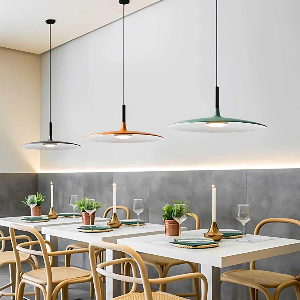 Fernwood Span Acrylic Pendant Light — gallery image 3