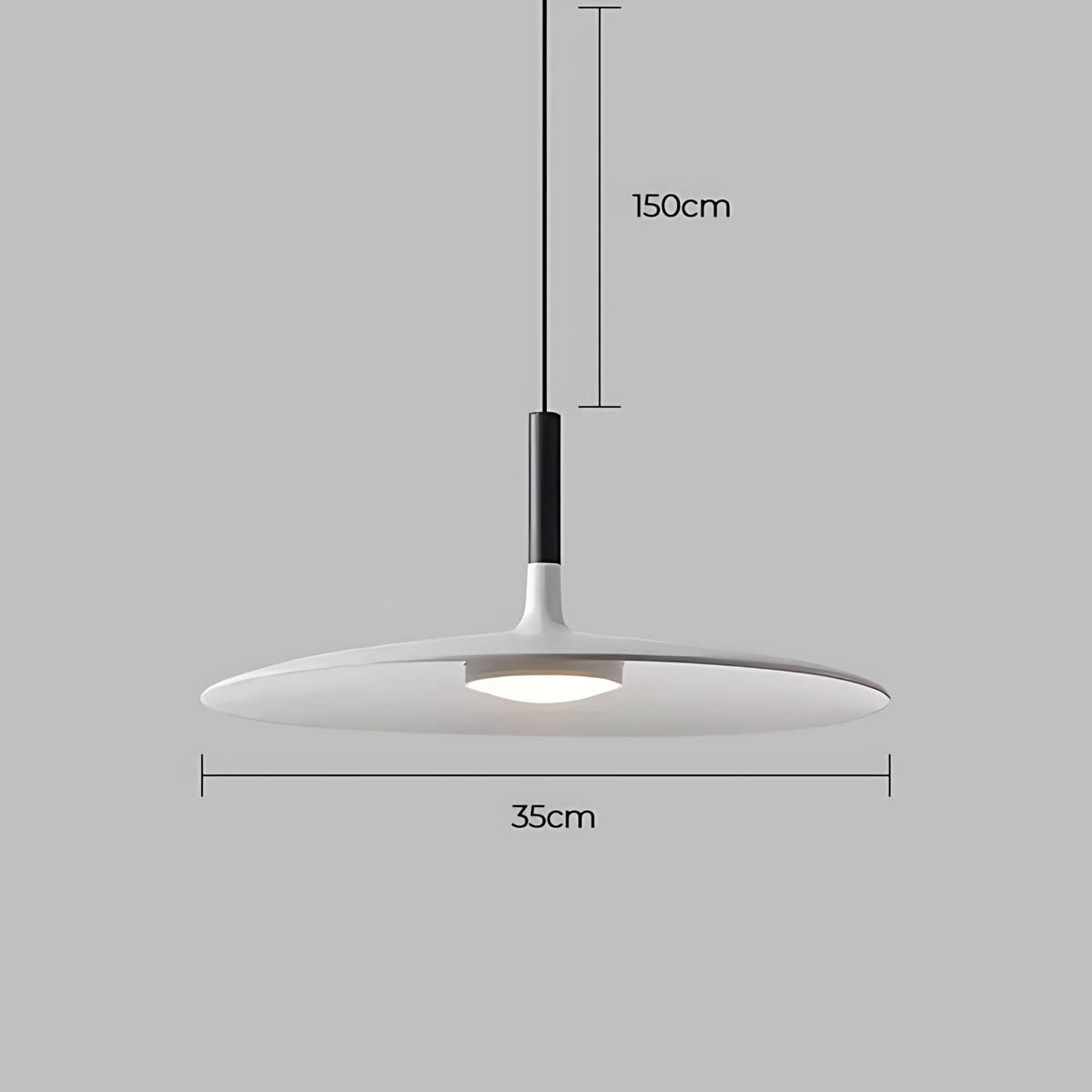 Fernwood Span Acrylic Pendant Light — gallery image 23