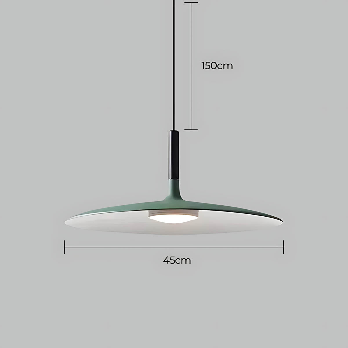 Fernwood Span Acrylic Pendant Light — gallery image 8