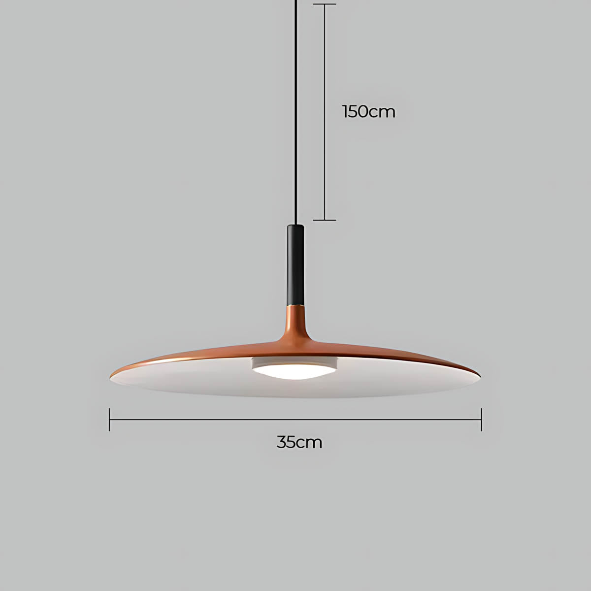 Fernwood Span Acrylic Pendant Light — gallery image 20