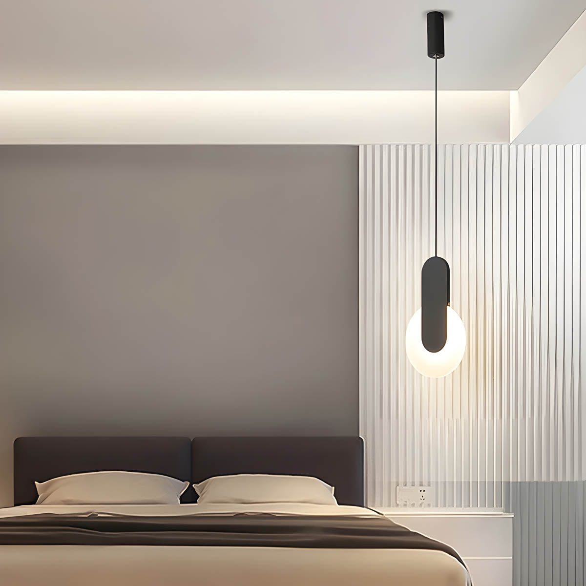 Greystone Loop Aluminum Cluster Pendant Light — Open Box — 30cm — gallery image 2