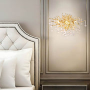 Oakmere Span Crystal Wall Sconce — Open Box — gallery image 2